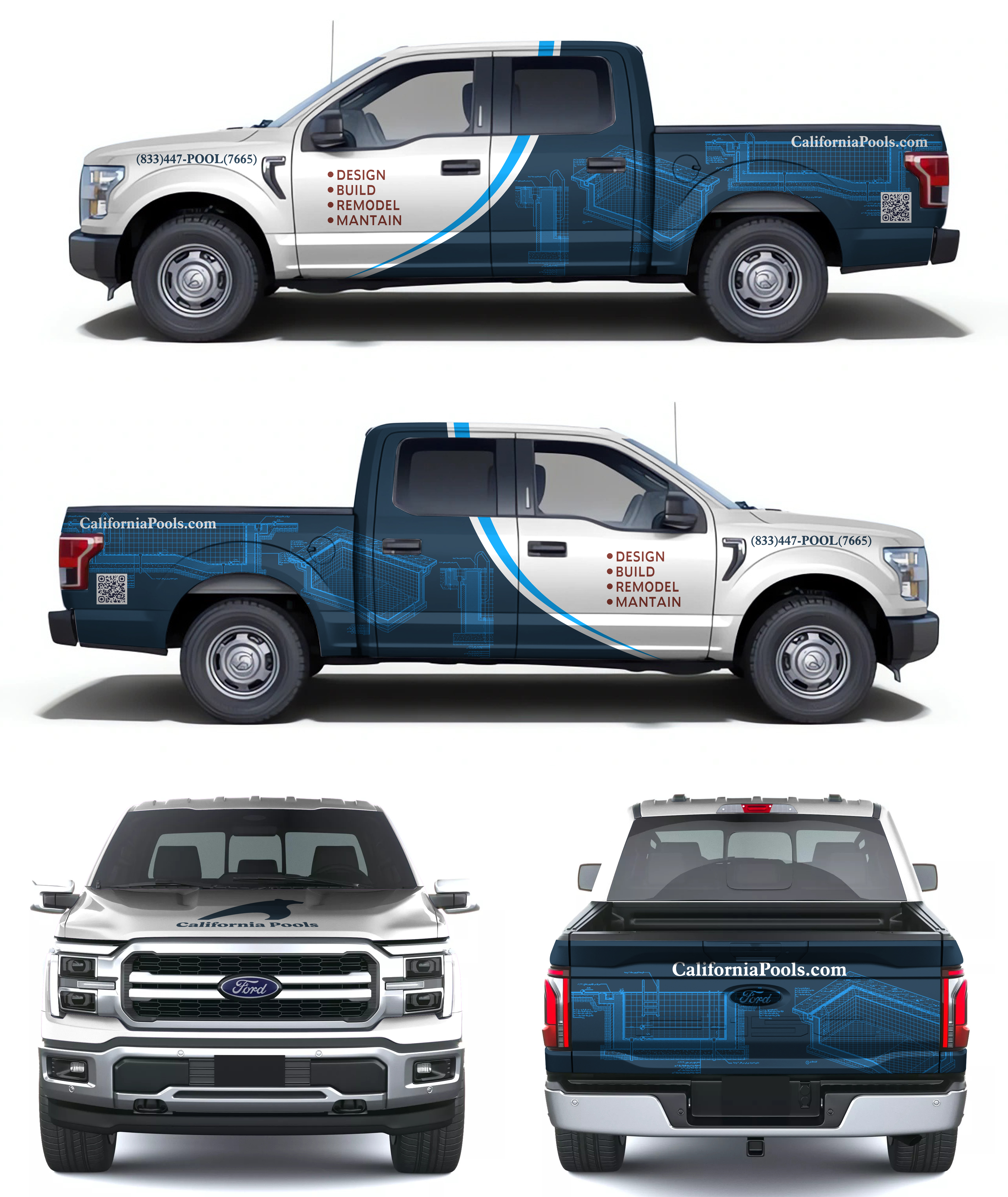 Car Wrap Design by Yayan gesuter for California Pools | Design #37801362