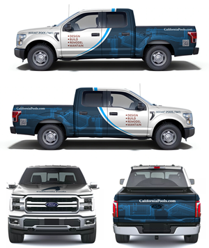 Car Wrap Design by Yayan gesuter for California Pools | Design: #37801362