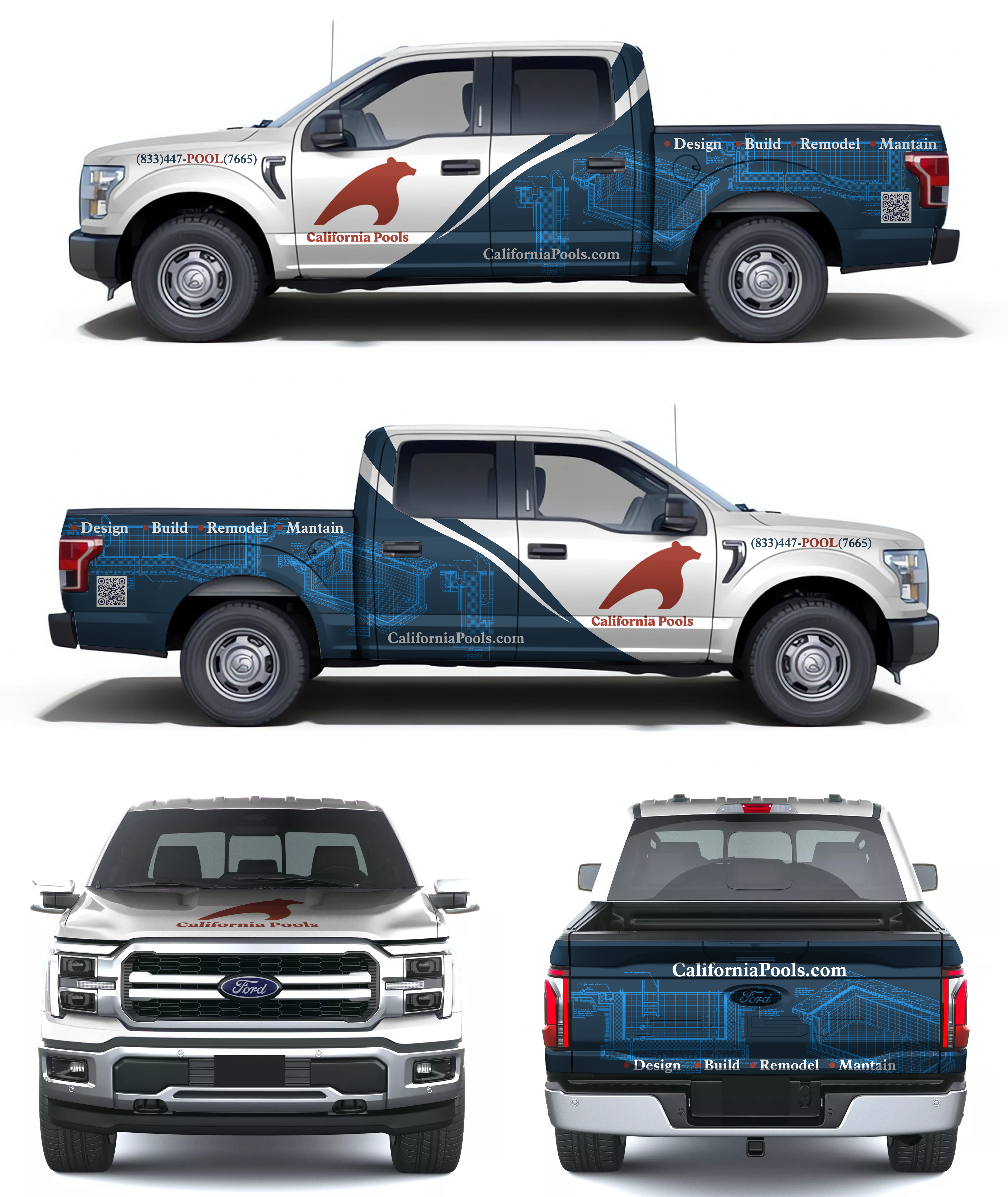 Car Wrap Design by Yayan gesuter for California Pools | Design #37801497