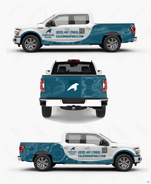 Car Wrap Design by pb for California Pools | Design: #37795934