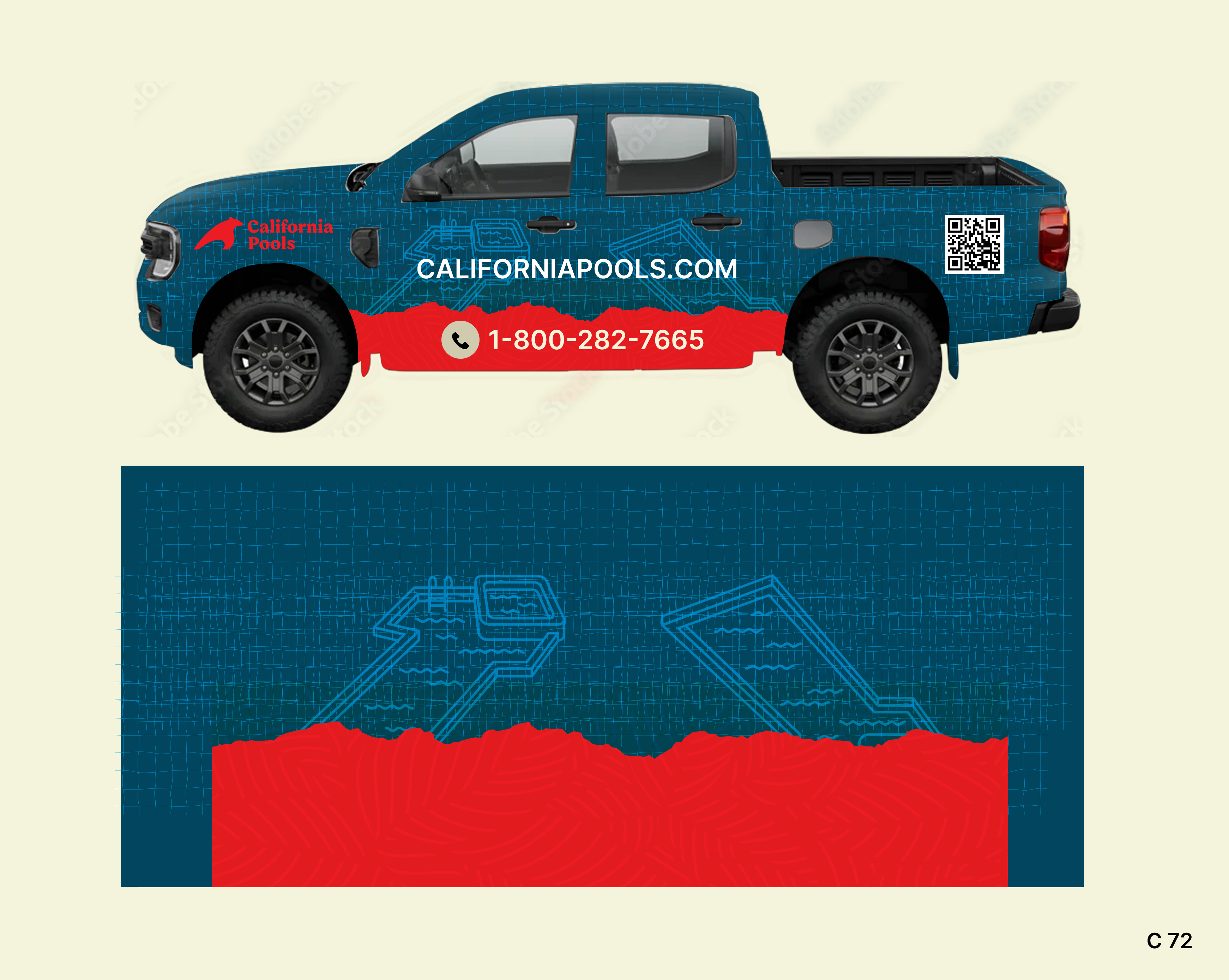 Car Wrap Design by pb for California Pools | Design #37799201