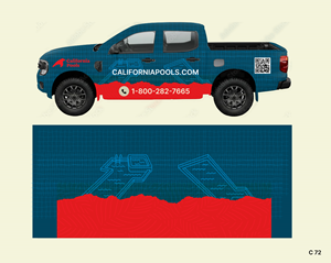 Car Wrap Design by pb for California Pools | Design: #37799201