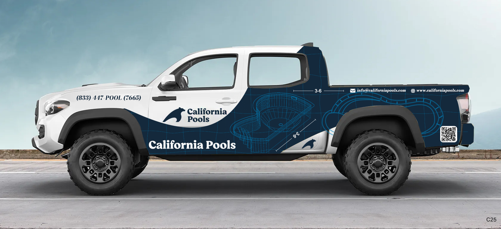Car Wrap Design by pb for California Pools | Design #37801881