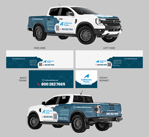 Car Wrap Design by Graphic Guy for California Pools | Design #37795463