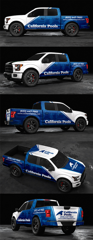 Car Wrap Design by Imagine design000 for California Pools | Design: #37793560
