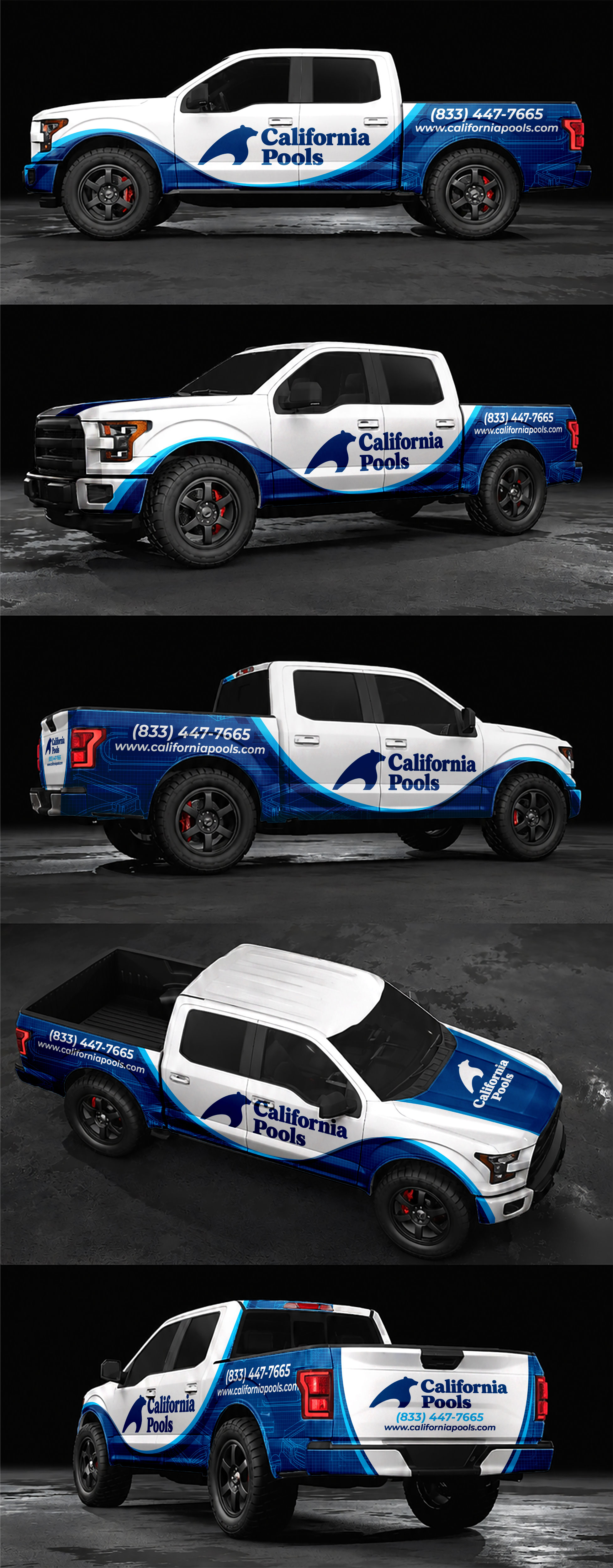 Car Wrap Design by Imagine design000 for California Pools | Design #37795590