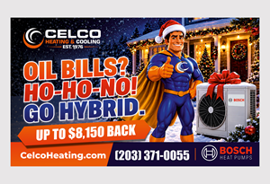 Billboard Design by Aurora:) for Celco Heating and AC | Design: #37813407