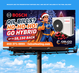 Billboard Design by Dzhafir for Celco Heating and AC | Design: #37814602