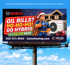 Billboard Design by Dzhafir for Celco Heating and AC | Design: #37814603