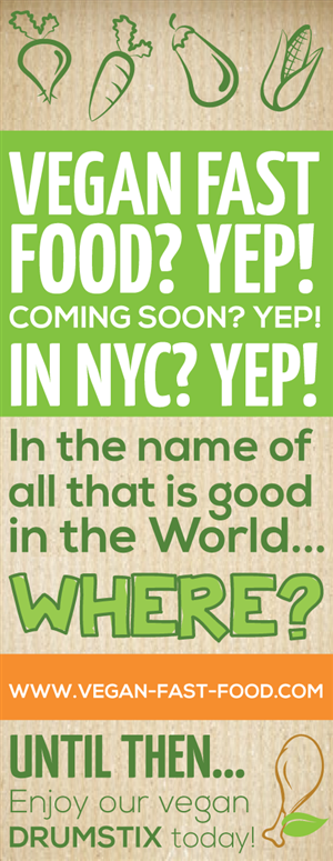 ad for food show brochure | Advertisement Design by Kburks