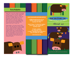 Broschüren-Design von Tracy für How Now Brown Cow | Design: #3140530
