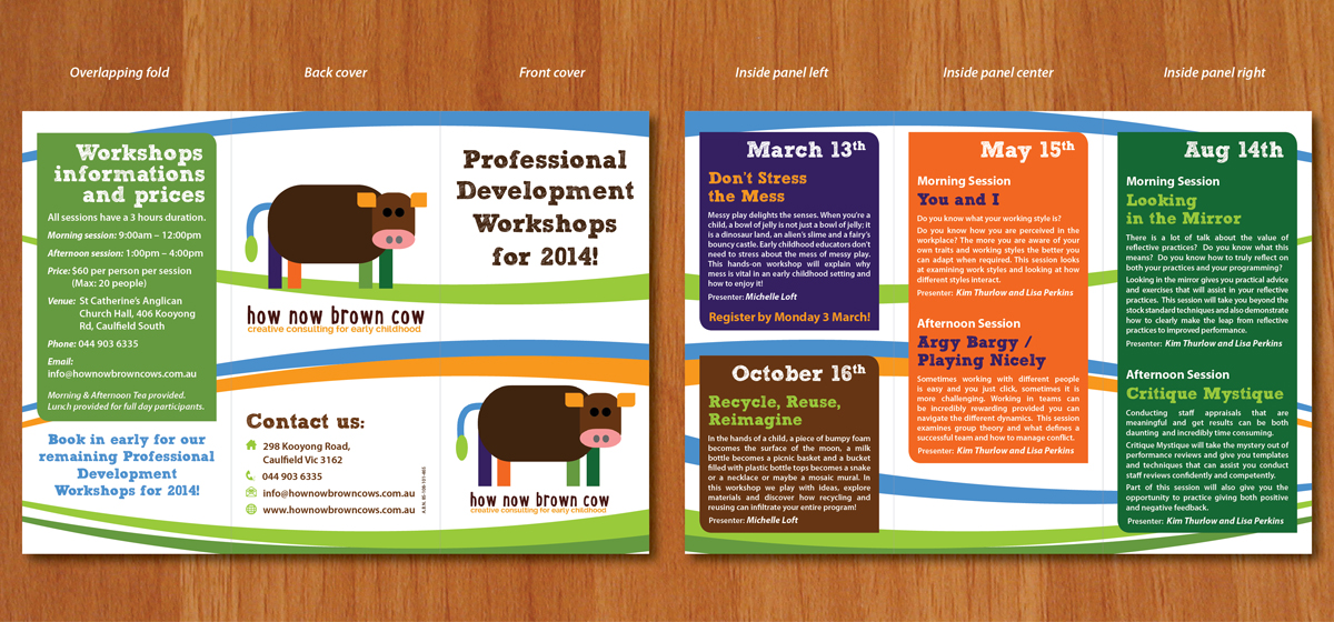 Diseño de Brochure por Ekanite para How Now Brown Cow | Diseño #3180685