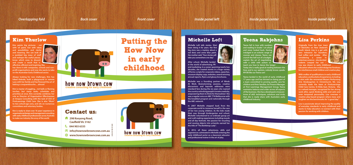 Brochure Design by Ekanite for How Now Brown Cow | Design #3187759
