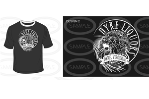 Dyke VA Liquor TShirt design | Graphic Design by Dynamic