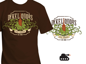 Dyke VA Liquor TShirt design | Graphic Design by ArtTank