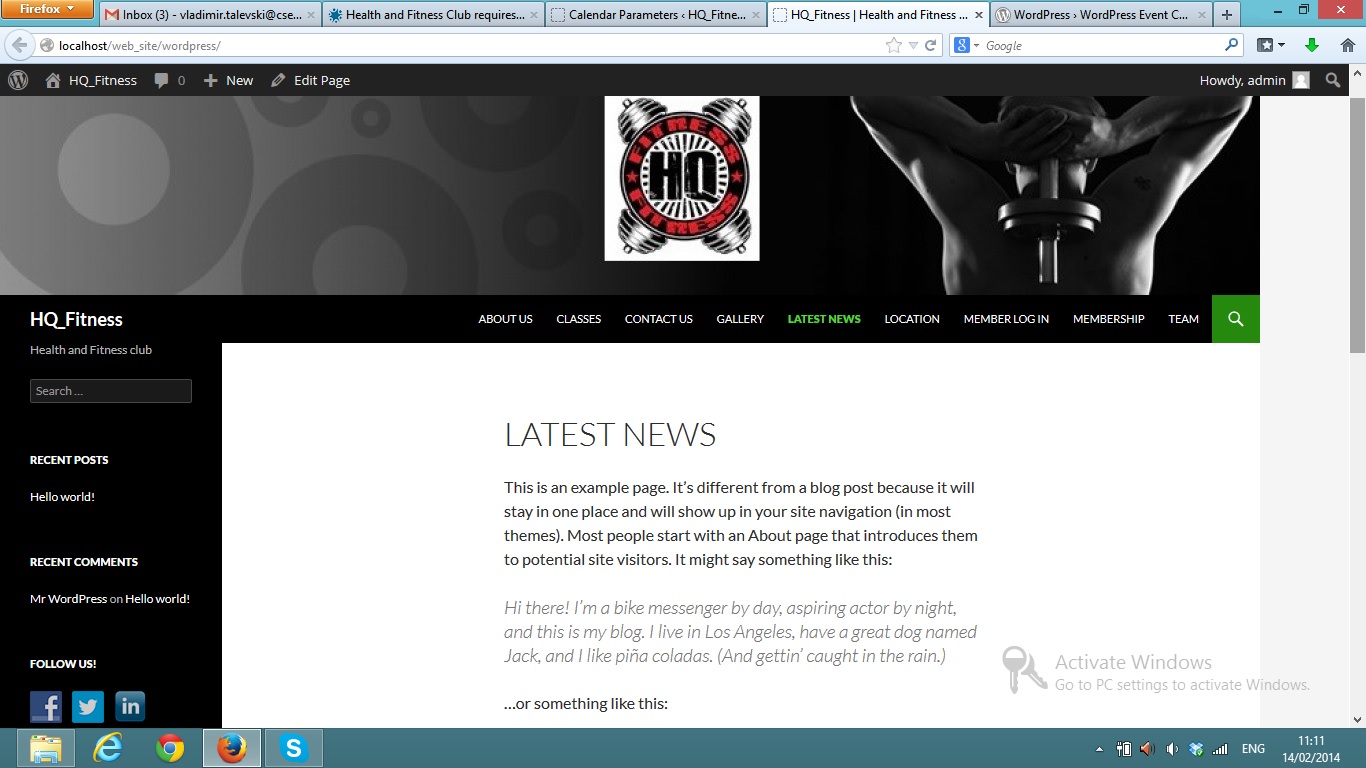 Wordpress Design by Vladimir for this project | Design #3141988
