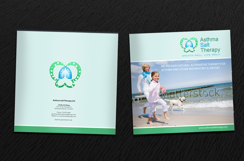 Diseño de Brochure por Svetlin Angelov para Asthma Salt Therapy | Diseño #772541
