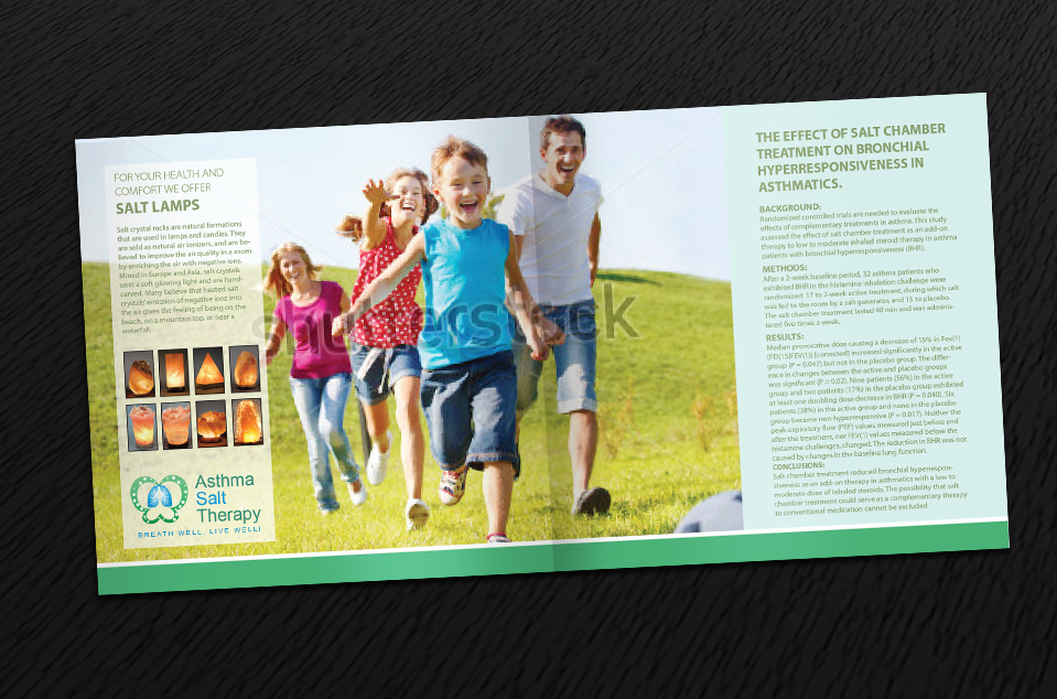Brochure Design by Svetlin Angelov for Asthma Salt Therapy | Design #772545