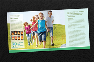 Diseño de Brochure por Phobos para Asthma Salt Therapy | Diseño #772545