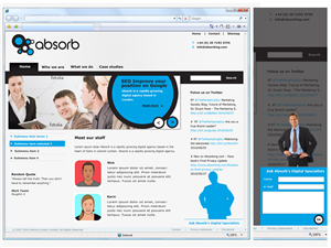 Diseño Web por Peter Huisman para Absorb London | Diseño: #73705