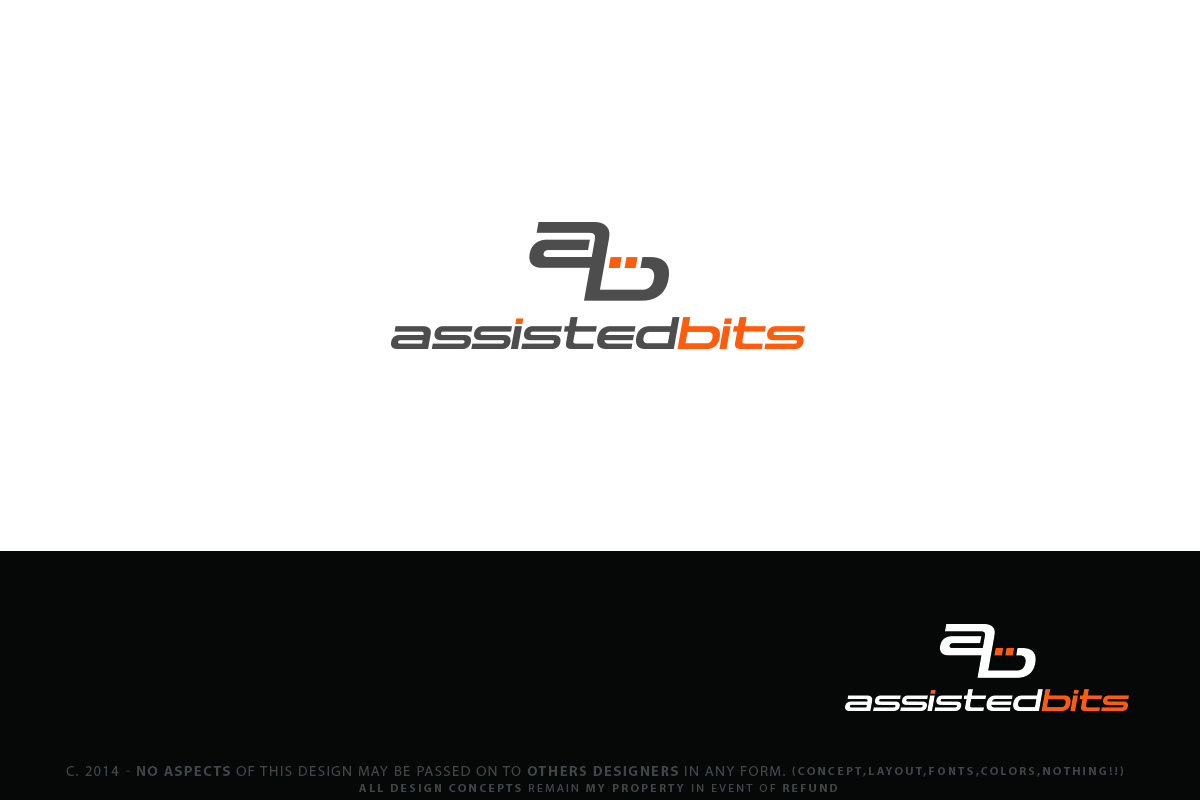 Logo and Business Card Design by Senseless for Assisted Bits | Design #3147780