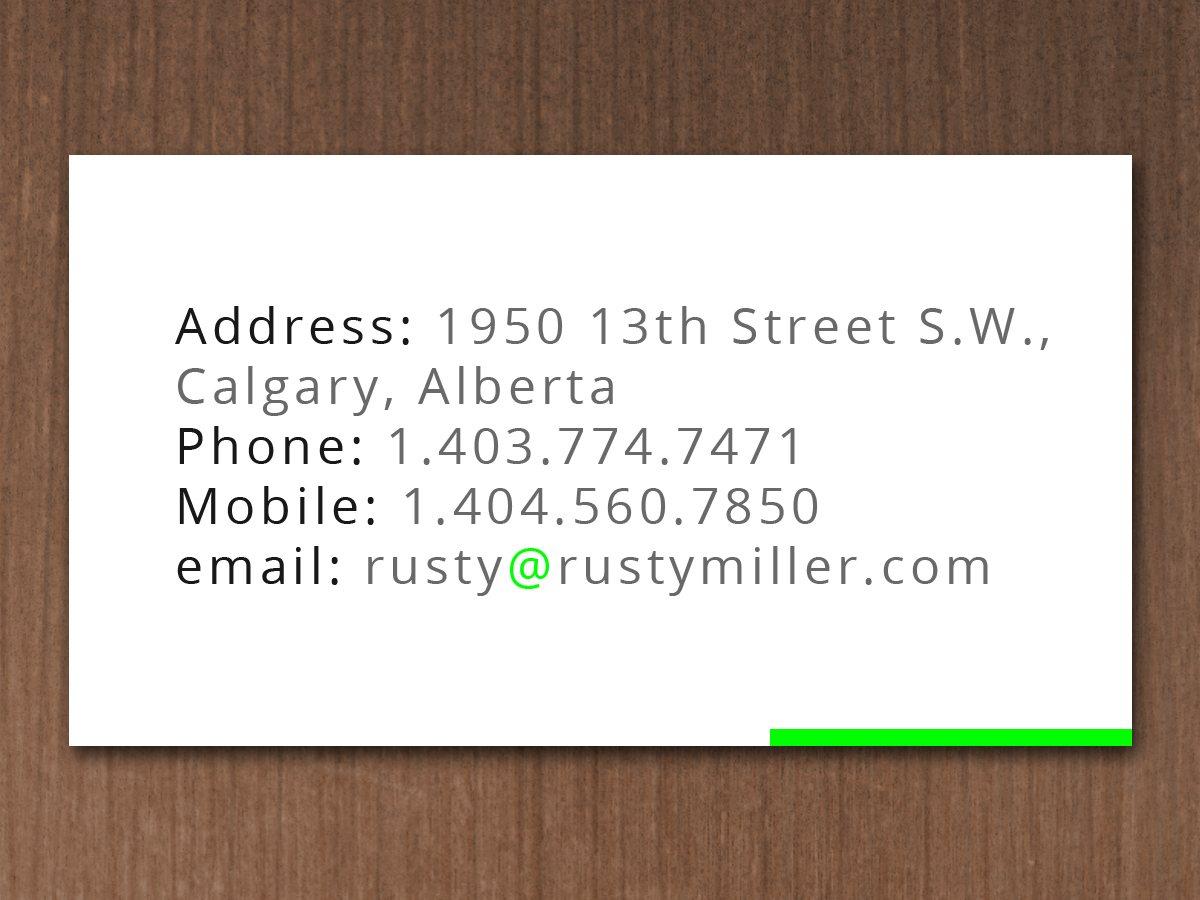 Visitenkarten-Design von NavriDesign für dieses Projekt | Design #3167583