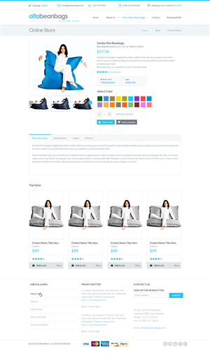 Web Design by Violeta Pironkova for this project | Design: #3136685