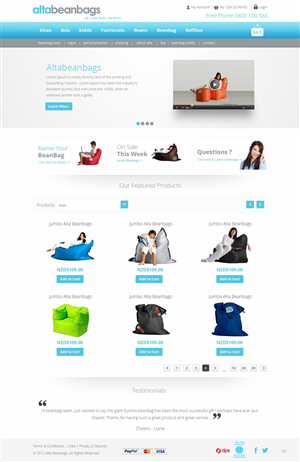 Web Design by pb for this project | Design: #3139971