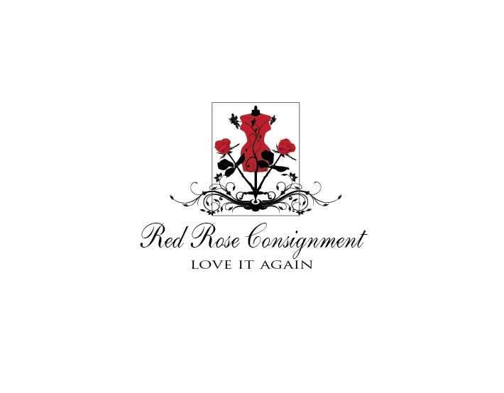 Logo Design by jizzy123 for Red Rose Consignment | Design #3156005