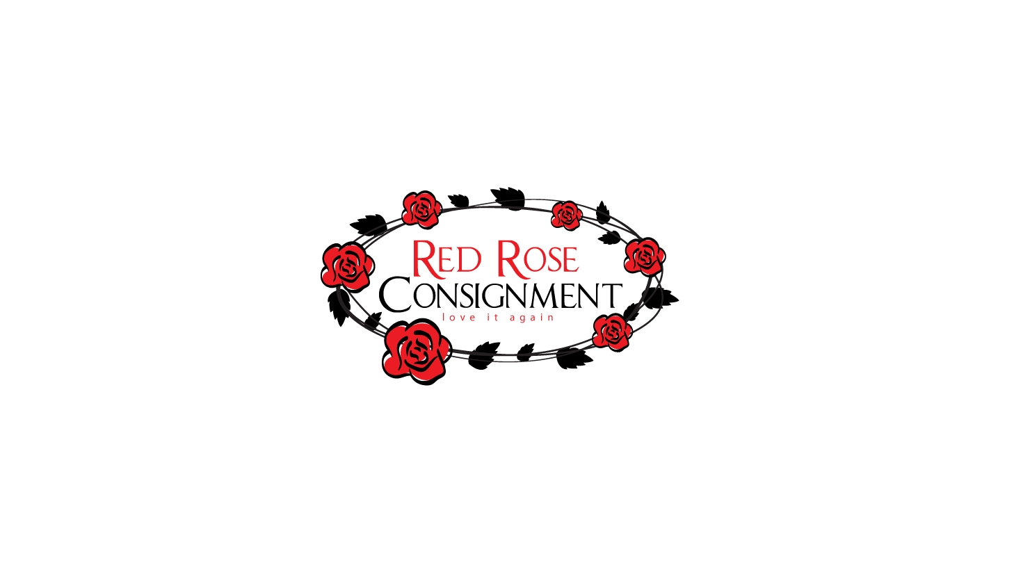 Logo Design by parshdelhi for Red Rose Consignment | Design #3158263