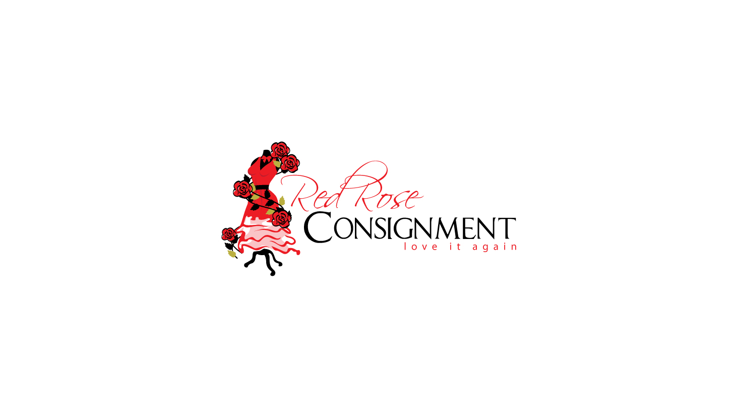 Logo Design by parshdelhi for Red Rose Consignment | Design #3170198