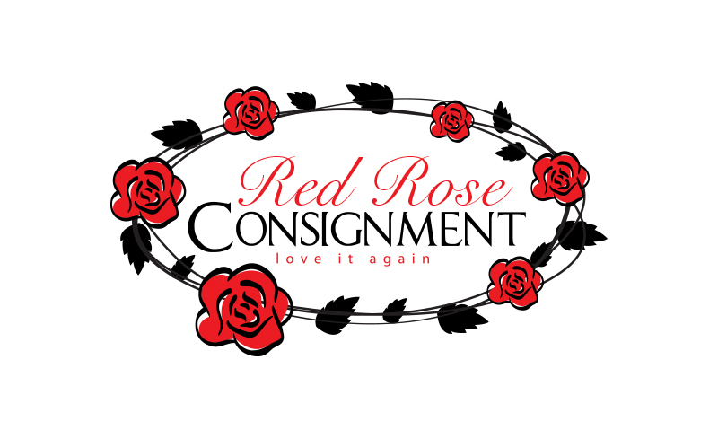 Logo Design by parshdelhi for Red Rose Consignment | Design #3197489