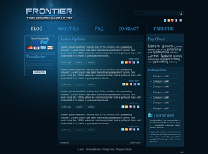 Wordpress Design by pb for Frontier Animation Studios LTD | Design: #779570