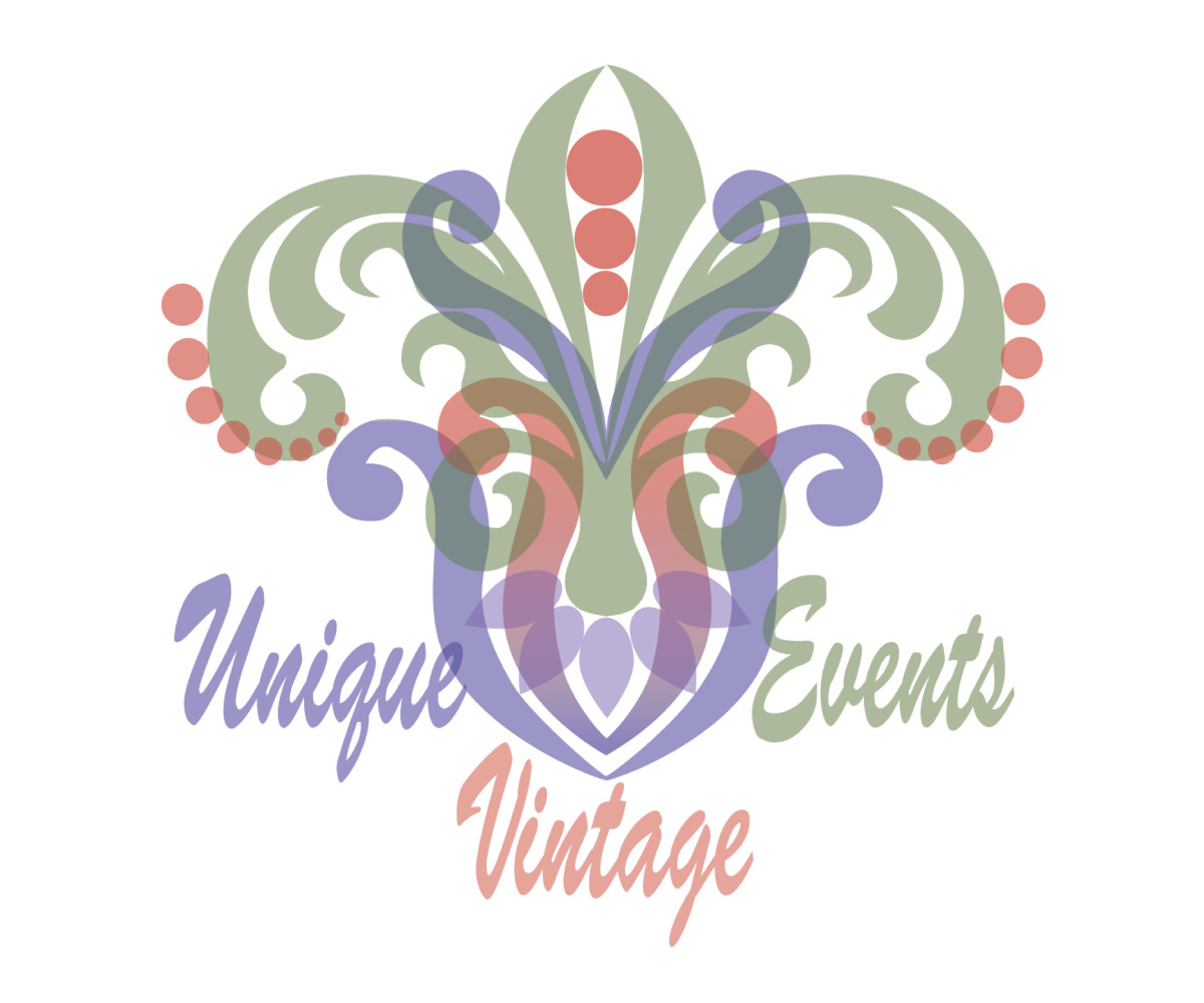 Logo Design by Lisa Bates for Unique Vintage Events | Design #3146292
