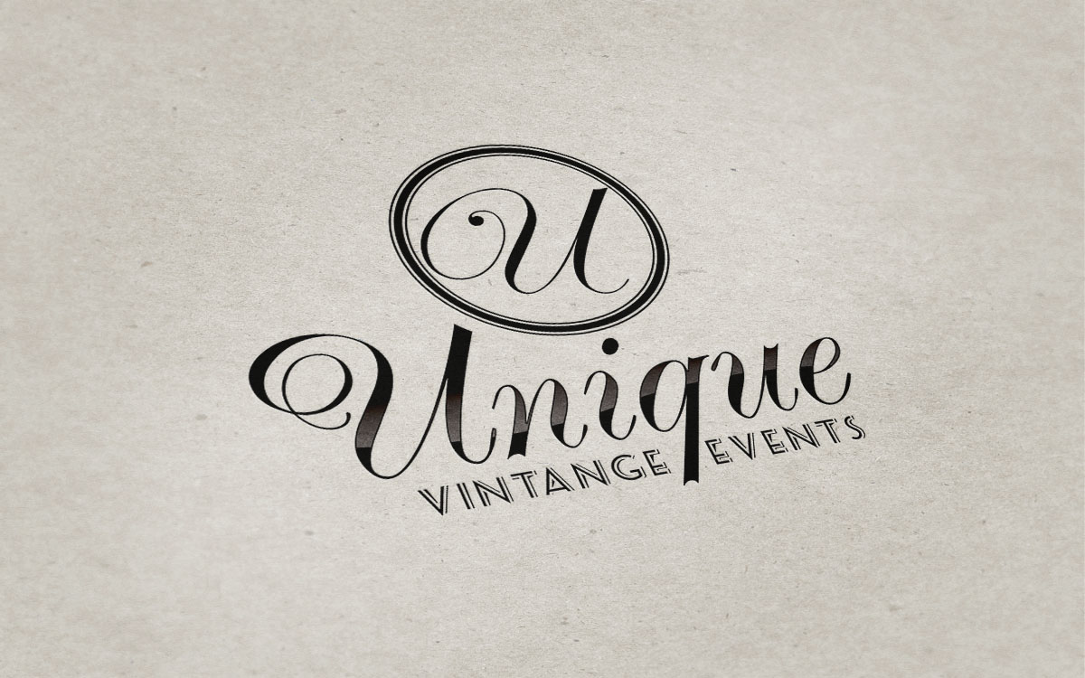 Logo Design by maverick for Unique Vintage Events | Design #3134542