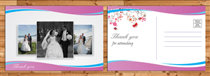 Wedding Postcard Design | Postkarten-Design von Sbss
