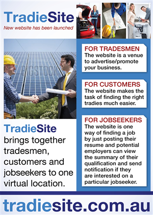 Poster for Tradesmen Website | Diseño de Póster por Ekanite