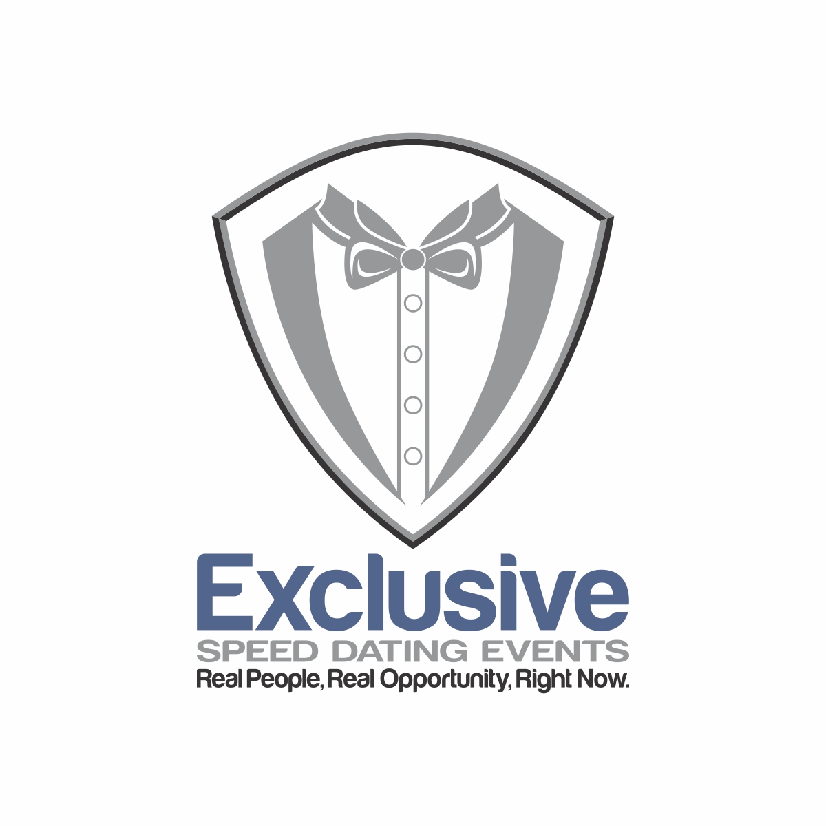 Modern Feminine Dating Logo Design For Exclusive Speed Dating Events Real People Real 