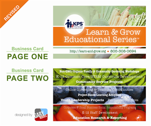 Business Card Design by Gary Lee Norris for KPS4Parents, Inc. | Design: #3162546