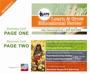Business Card Design by Gary Lee Norris for KPS4Parents, Inc. | Design #3170993