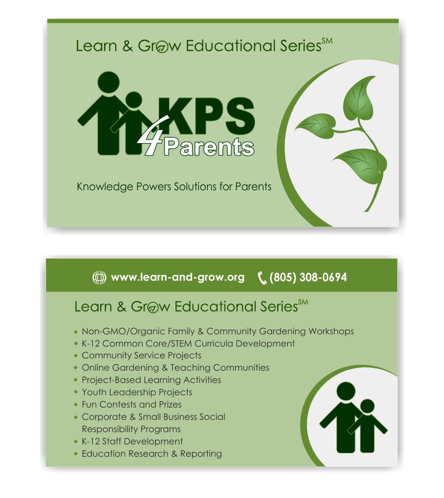 Design de Carte de Visite par IneseRo pour KPS4Parents, Inc. | Design #3169742