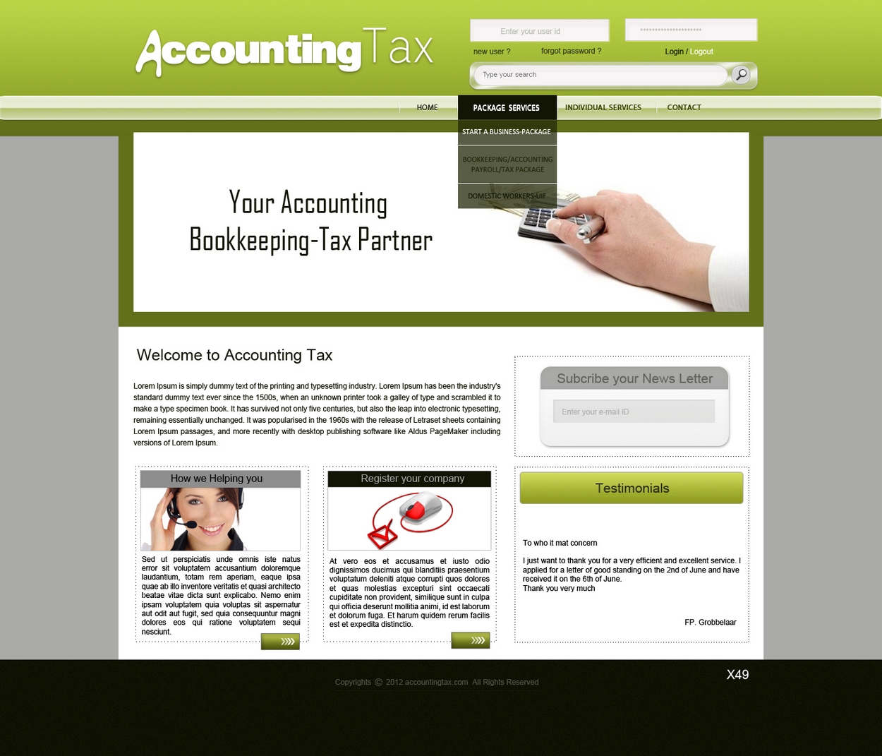 Web Design by pb for this project | Design #790007