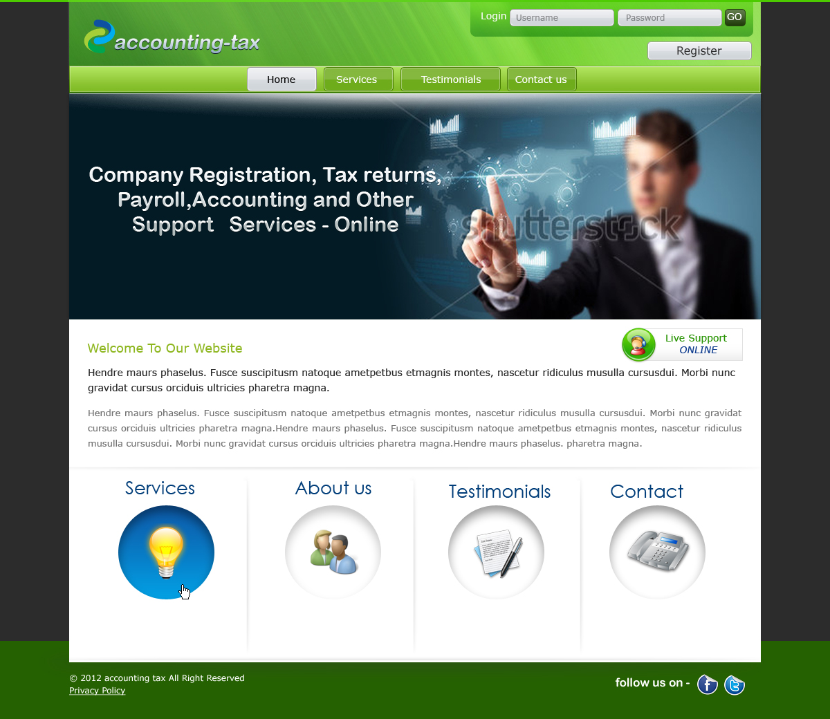 Web Design by pb for this project | Design #813955