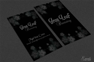 Business Card Design by Sarah Haroon for this project | Design: #3129655