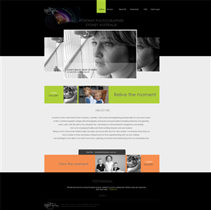 Web Design by aarsita for Isabelle Photography | Design: #3133313