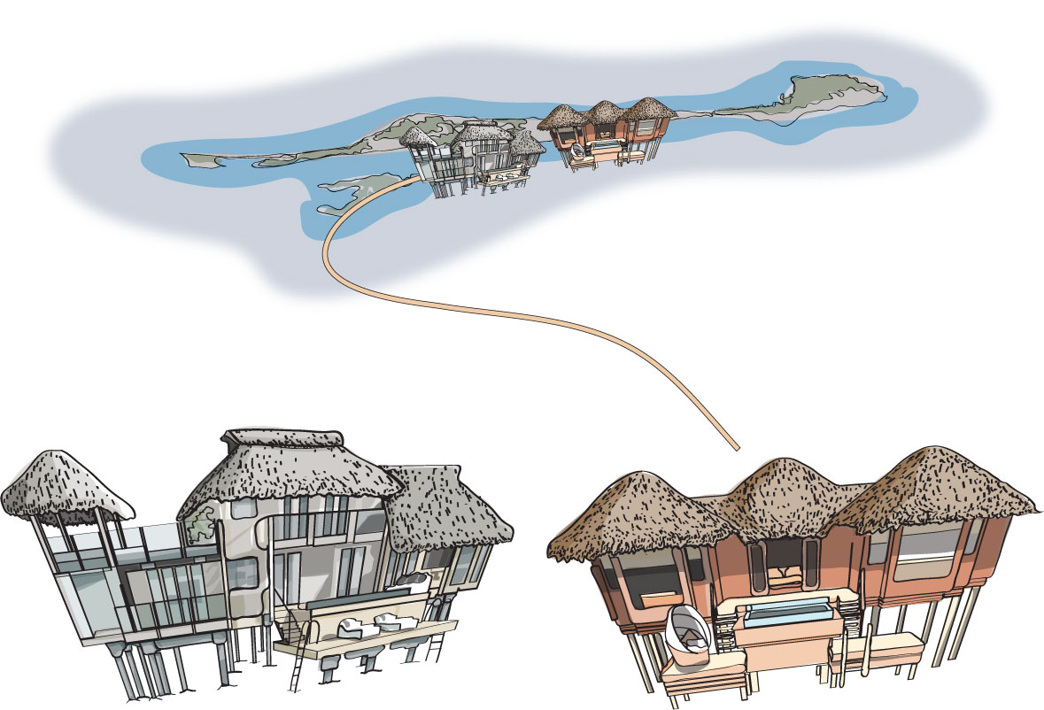 Illustration Design by Kings Bishop Design for Tides Beach Resort LTD | Design #772003