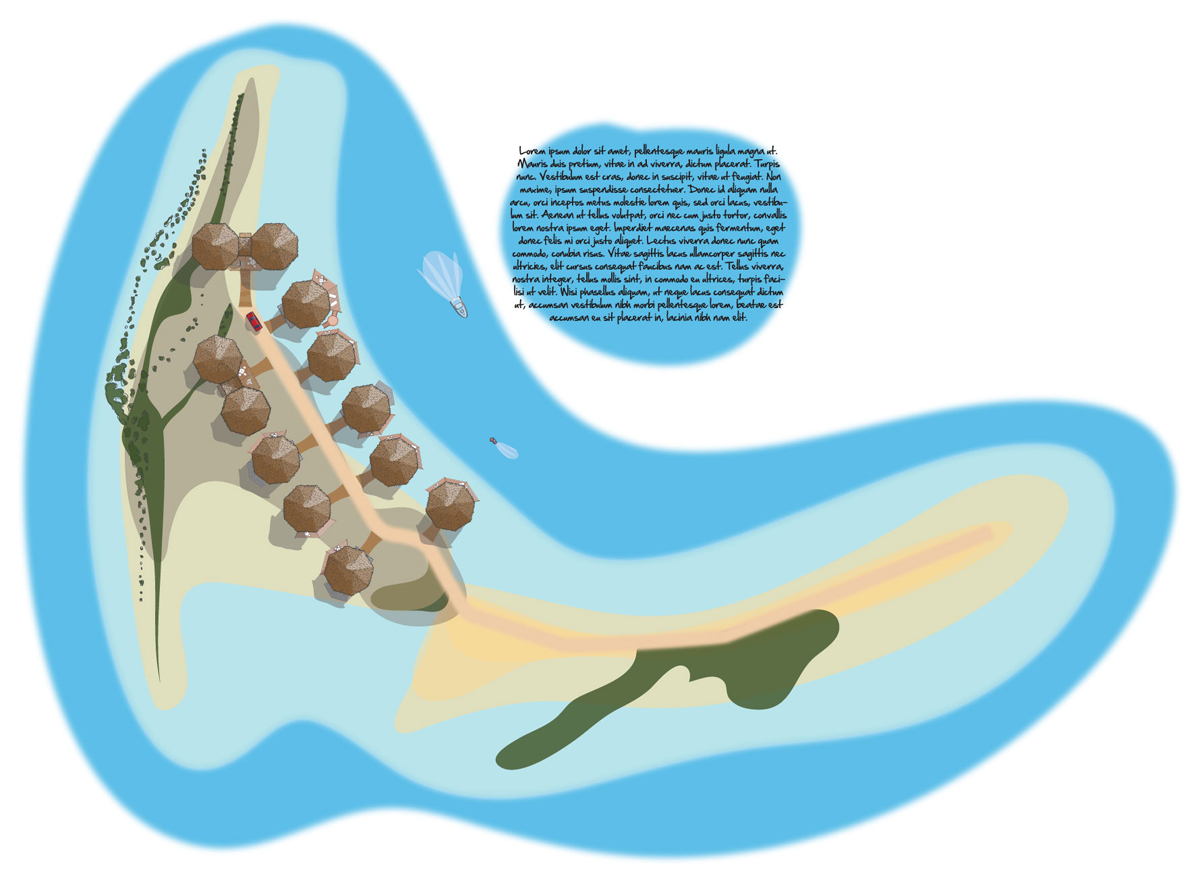 Illustration Design by Kings Bishop Design for Tides Beach Resort LTD | Design #777482