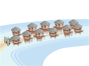Illustration Design by Kings Bishop Design for Tides Beach Resort LTD | Design: #784727