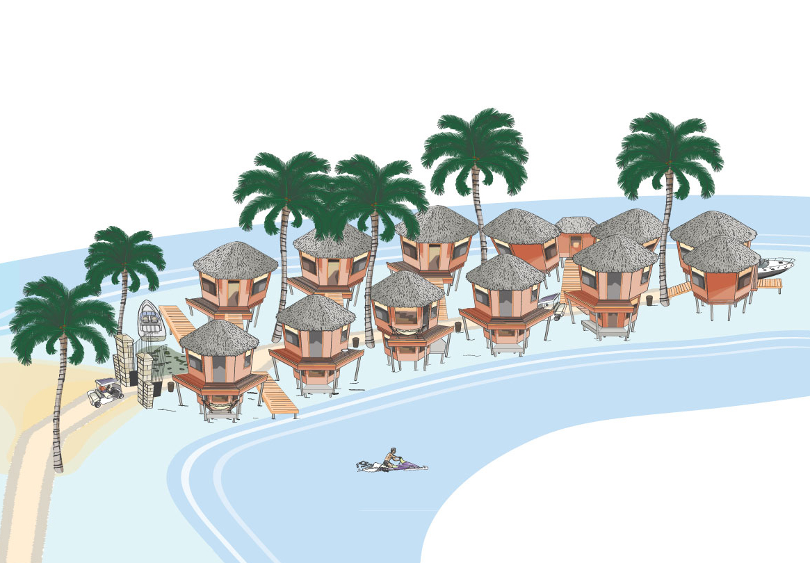 Illustration Design by Kings Bishop Design for Tides Beach Resort LTD | Design #788740