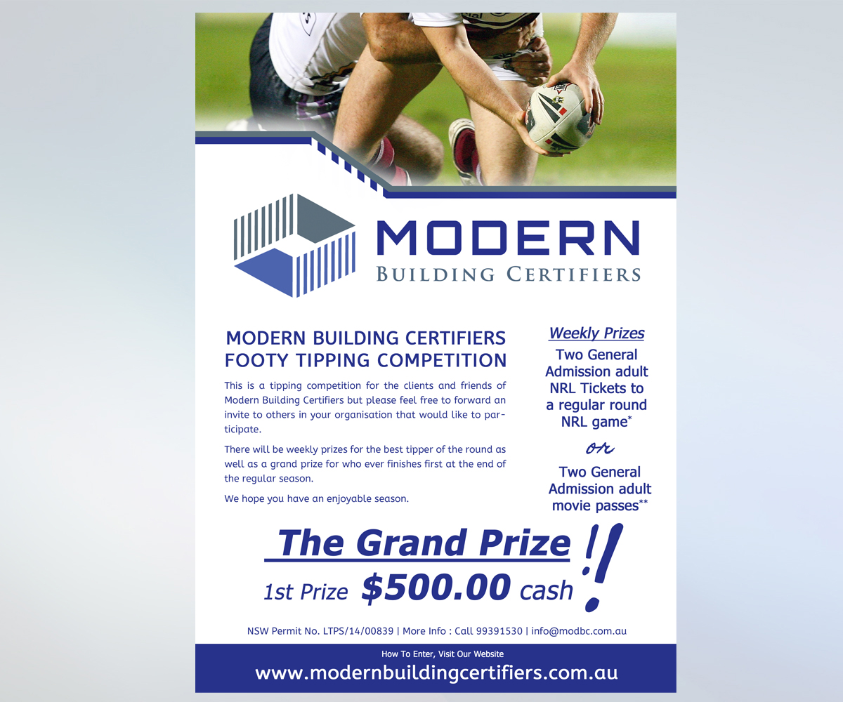 Flyer Design by Danny Augustinus, S.Des for Modern Building Certifiers | Design #3140203